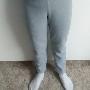 Light Grey Fuzzy Sweatpants